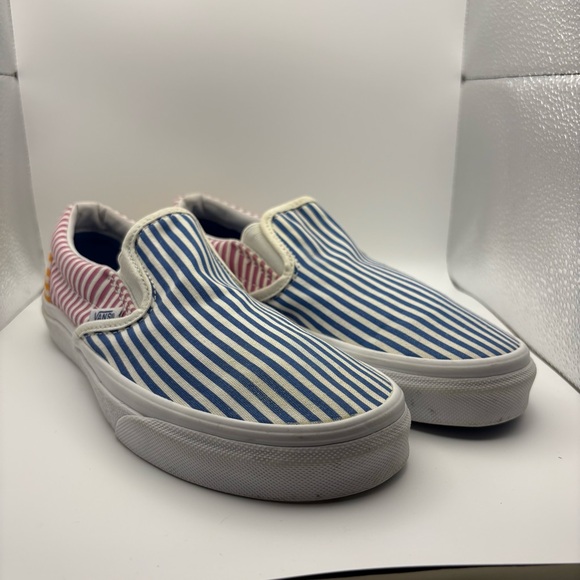 Vans Classic Slip-on Deck Club Mix Stripes 7 sneakers walking casual - Picture 9 of 10